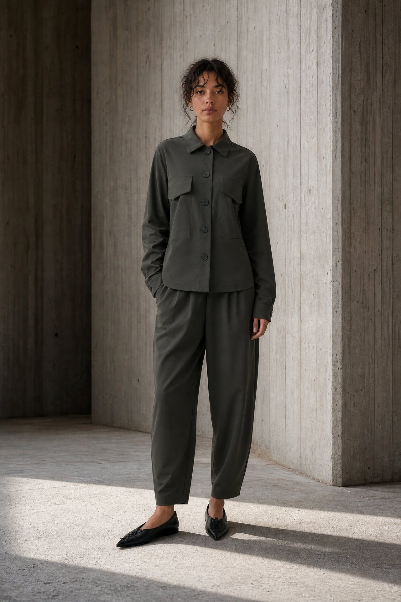 Benot pants technical jersey | Army