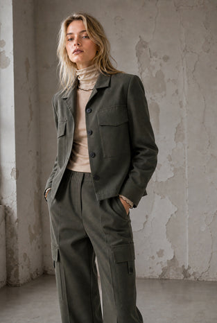 Ermanno jacket technical jersey | Army