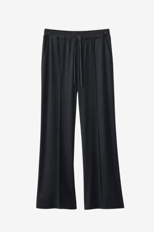Evo wide-leg technical jersey pants | Black