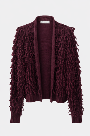 Fancy cardigan 3011 | Bordeaux
