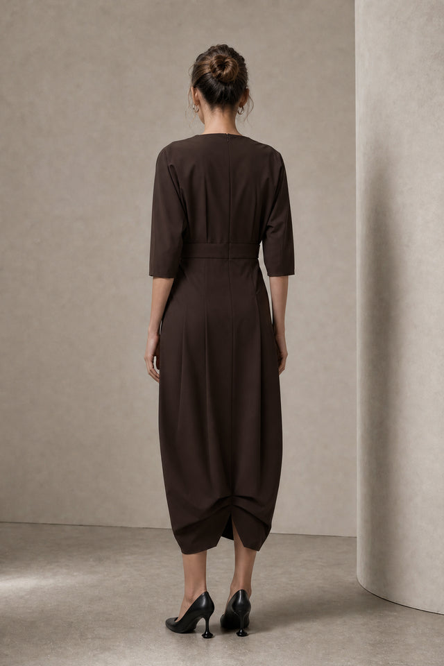 Gaara dress technical jersey | Chocolate