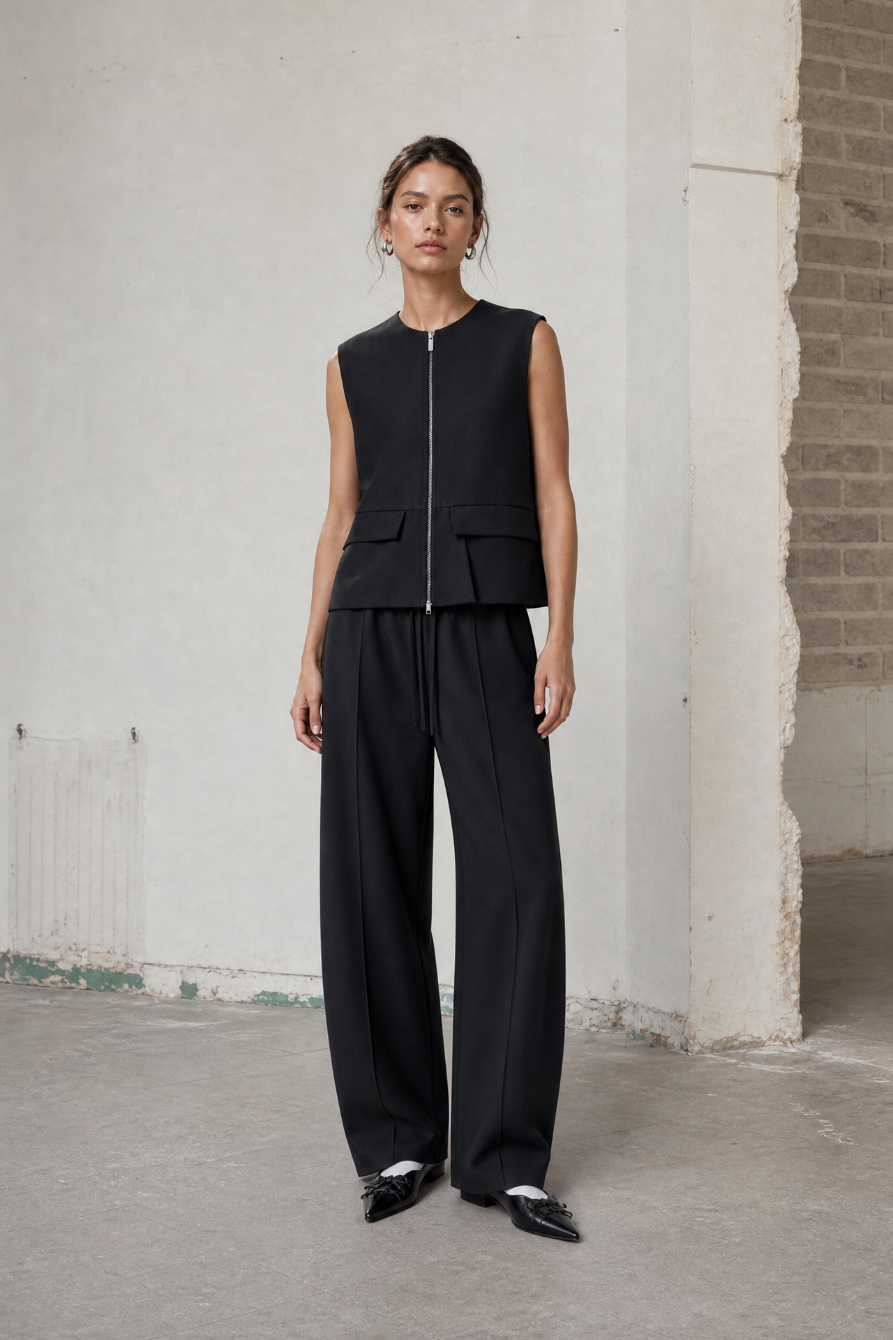 Giorgino vest technical jersey | Black