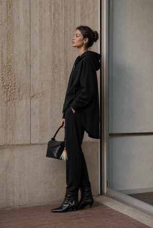 Simona jacket technical jersey | Black