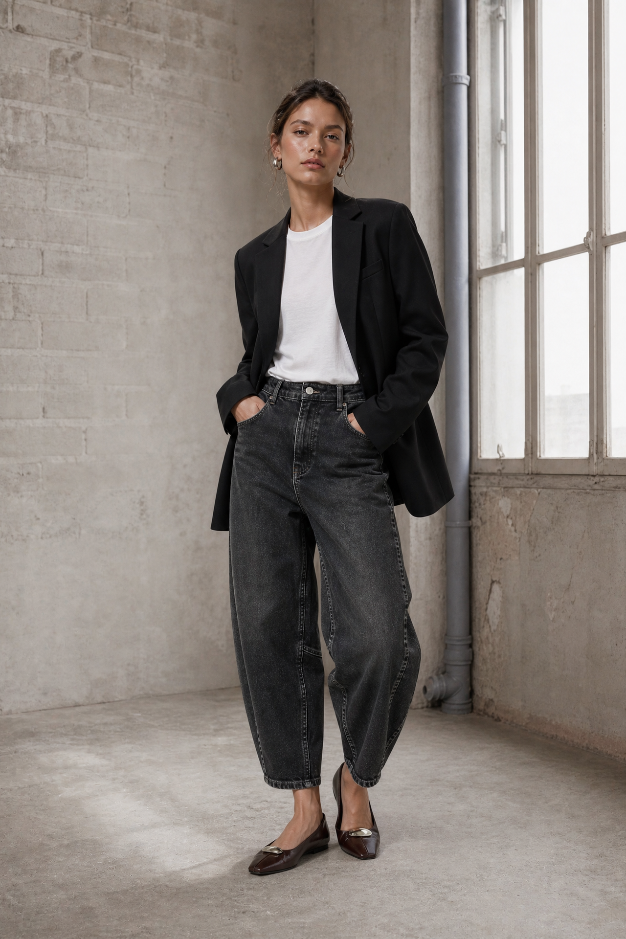Rango technical jersey blazer | Black