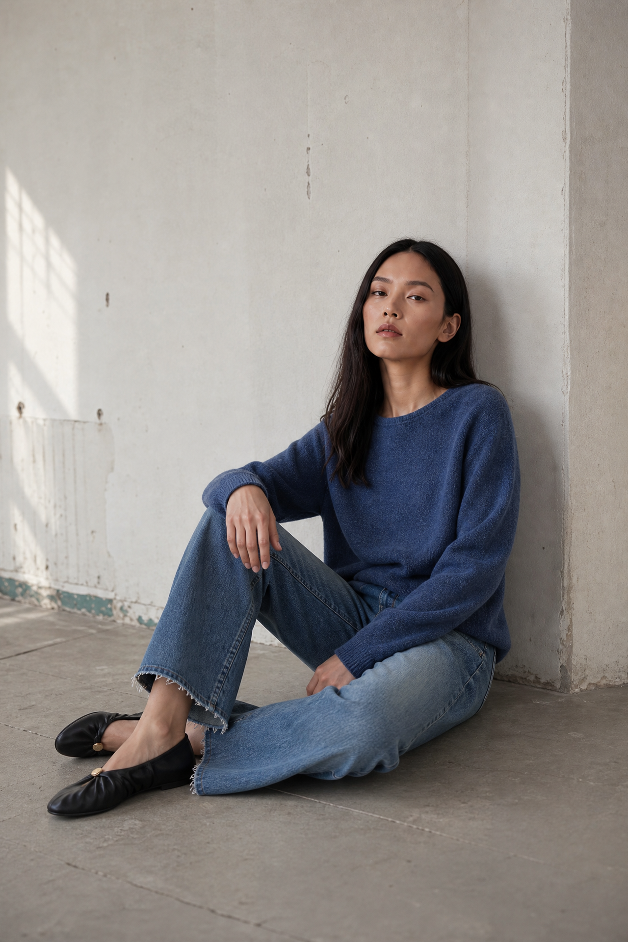 Simply basic pullover H23177 | Navy