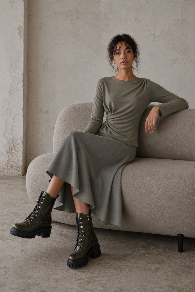 Ari cotton top | Army