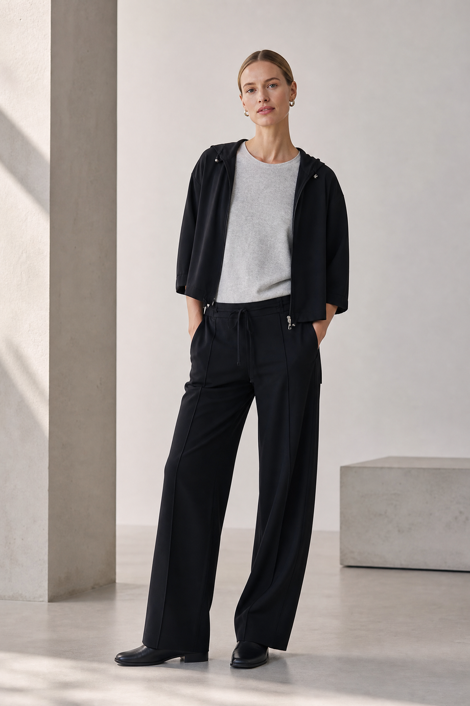 Jolien pants technical jersey | Blue