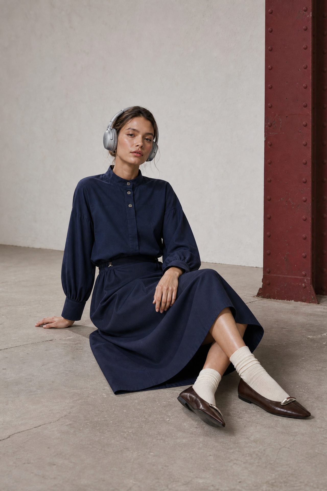 Angelika top technical jersey | Blue