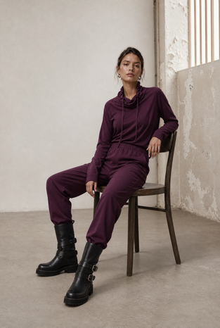 Maren top technical jersey | Cherry