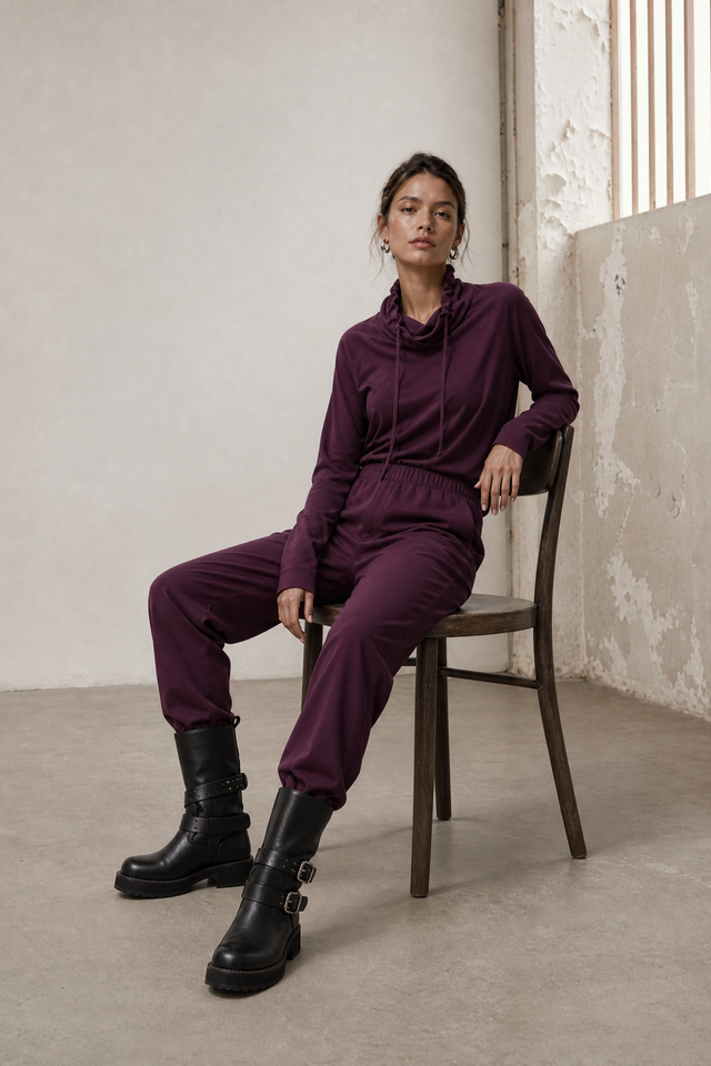 Maren top technical jersey | Cherry