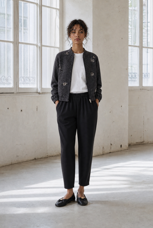 Benot pants technical jersey | Black