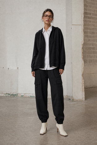 Jannes pants technical jersey | Black