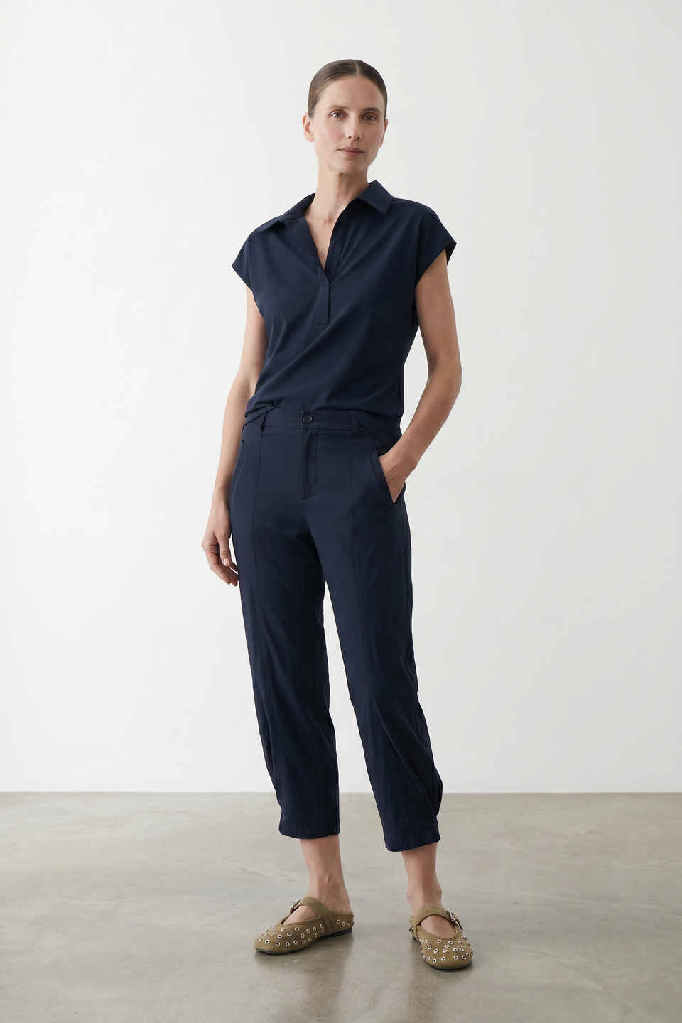 Corien pants technical jersey | Blue