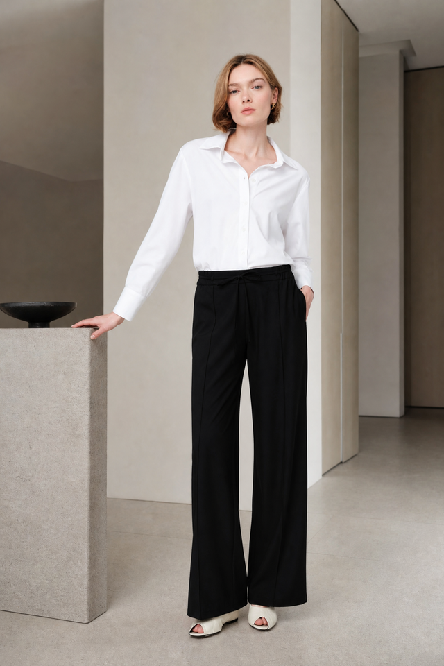 Jolien pants technical jersey | Black