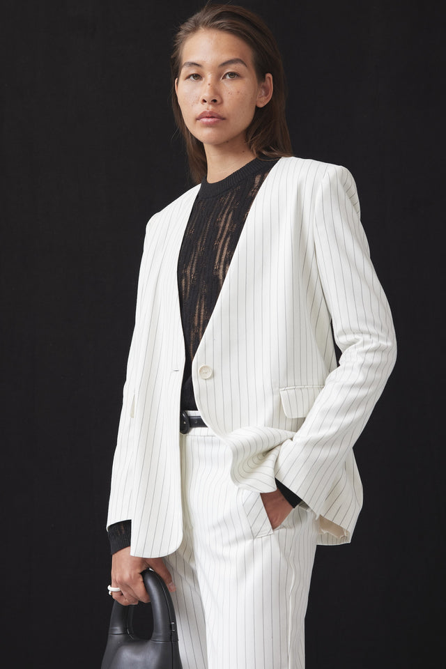 Alma Blazer | White