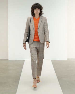 Hanna Blazer Technical Jersey | Beige