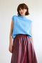 Nitty eco leather skirt | Bordo