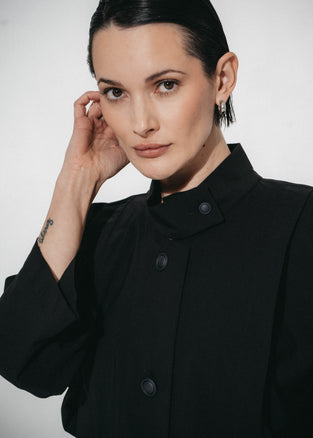 Brooke jacket Sensitive tech fabric | Black