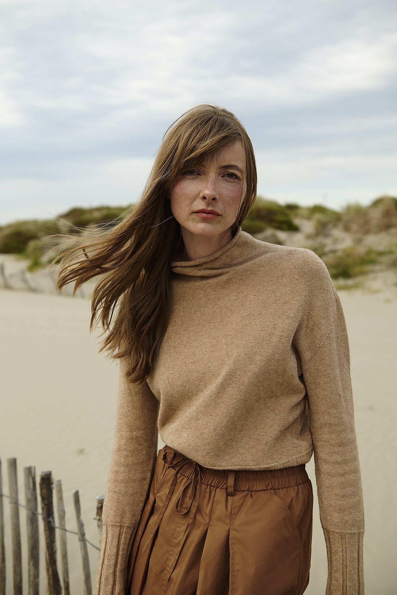 Pullover viscose NB2275 | Beige Melange