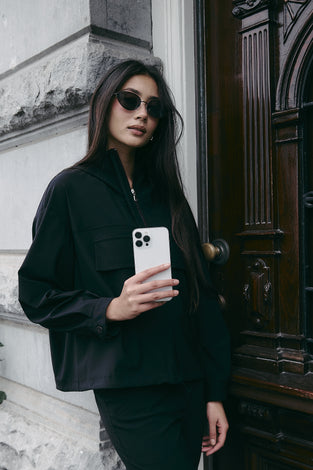 Hoodie bello technical Jersey | Black