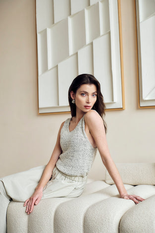 Top cotton E26119 | Grey