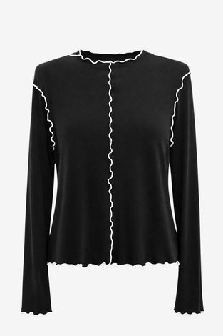 Janette top 26 | Black White