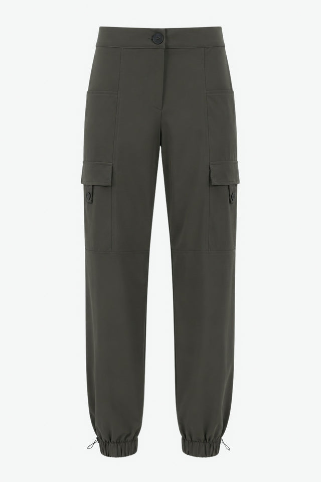 Jannes pants technical jersey | Army