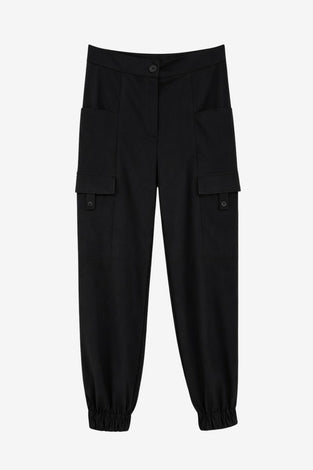 Jannes pants technical jersey | Black