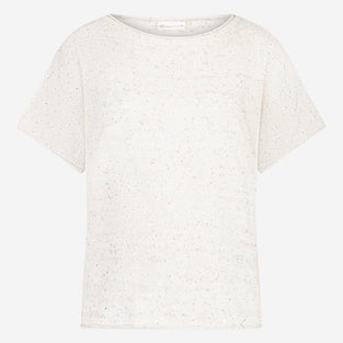 Clay PU top | White Melange