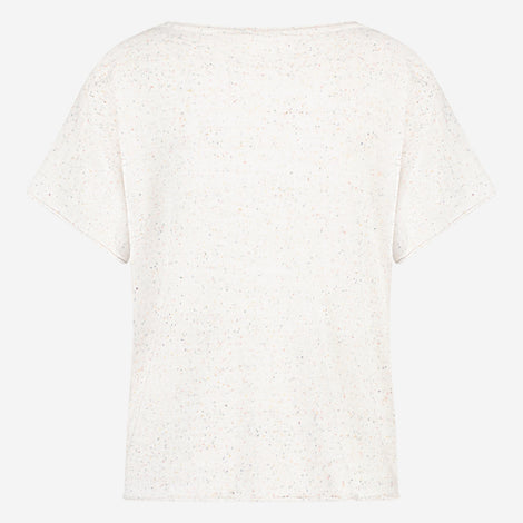 Clay PU top | White Melange