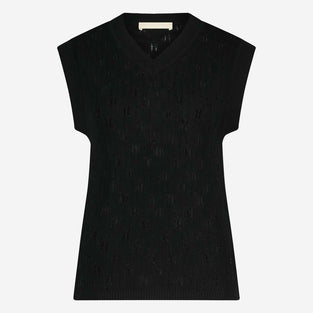Wexford Holes Vest | Black