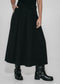 Kora viscose mix dress | Black