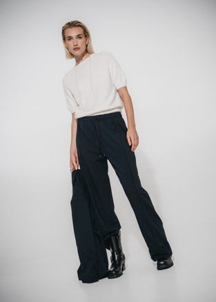 Alpaca knitted top WP01 | Ecru