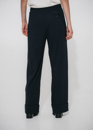 Serafina wide-leg pants | Dark Blue