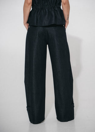 Viva indigo barel jeans | Dark Blue