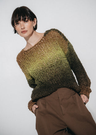 Cozy colour block pullover FA265 | Multi