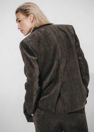 Lara chevron blazer | Army