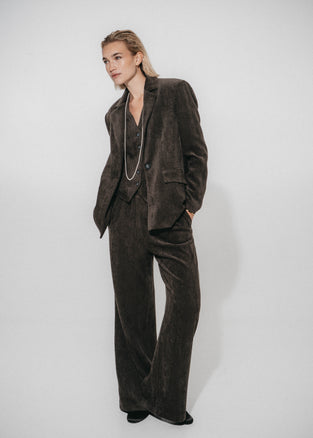 Lara chevron blazer | Army