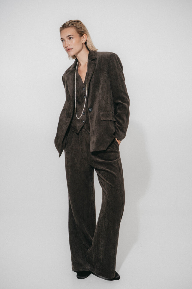 Lara chevron blazer | Army