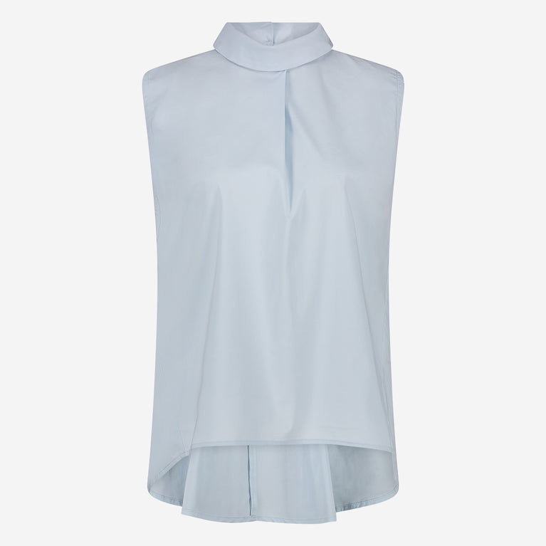 Dolche vitas poplin top | Light Blue