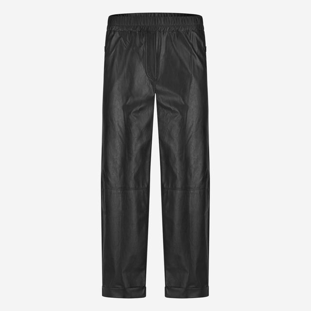 Daphne eco leather pants | Black