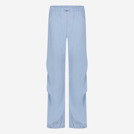 AvalonN shiny viscose pants | Light Blue