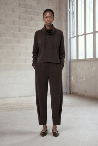 Umbretto pants technical jersey | Chocolate