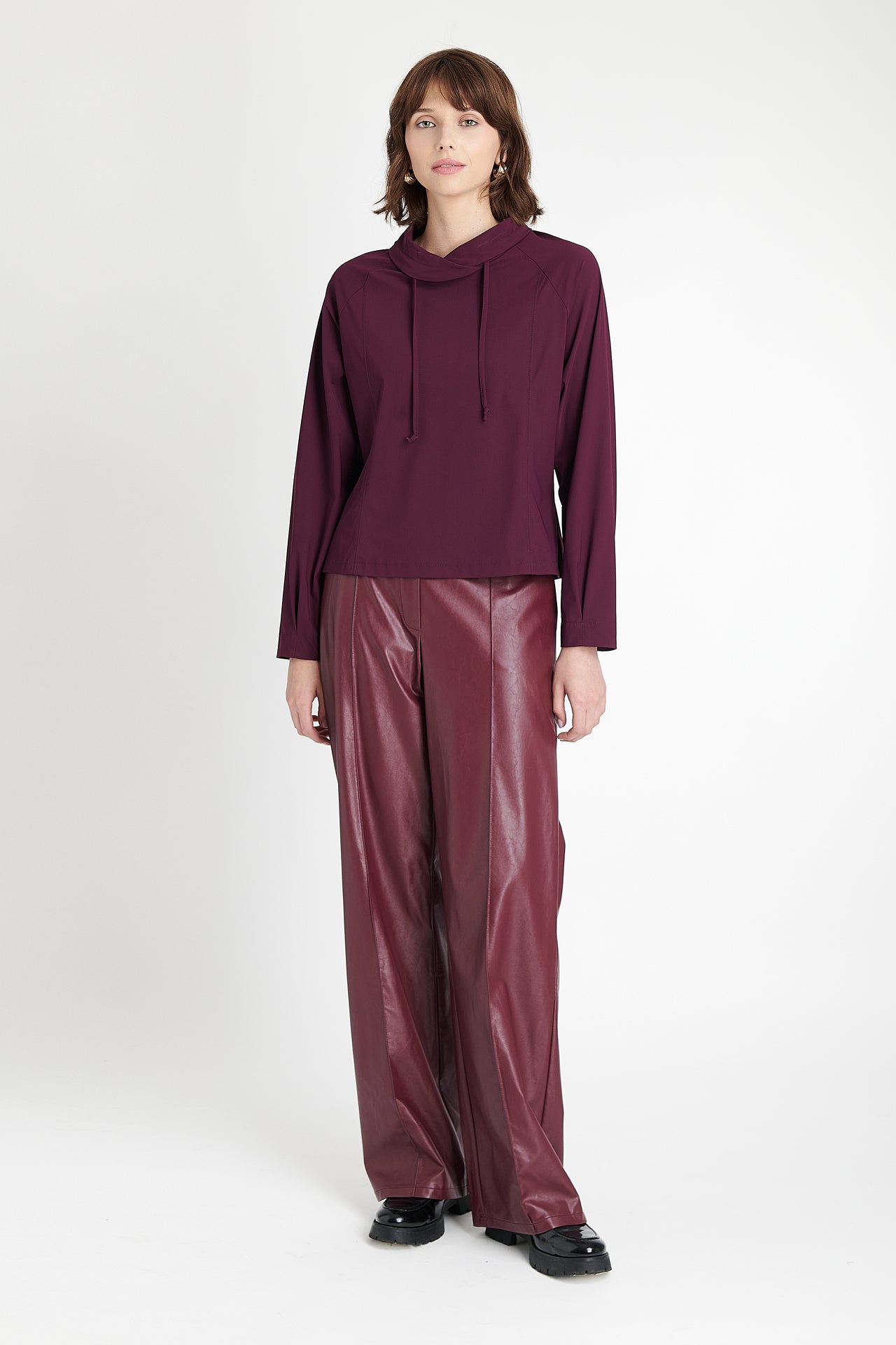 Maren top technical jersey | Cherry