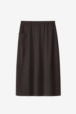 Natasha skirt Sensitive tech fabric | Chocolate