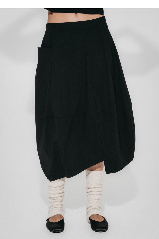 Natasha skirt Sensitive tech fabric | Black