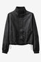 Nerina eco leather bomber jacket | Black