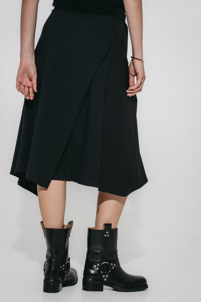 Nicole skirt Sensitive tech fabric | Black