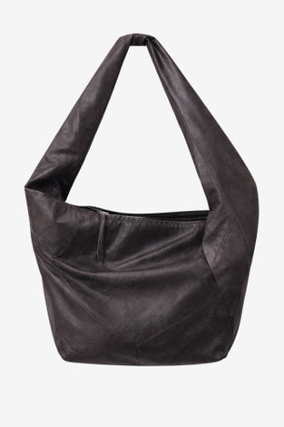 Noir eco leather bag | Dark Brown