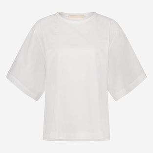 Carry mix cotton top | White